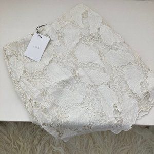 IRO Embroidered Accent Mini Skirt